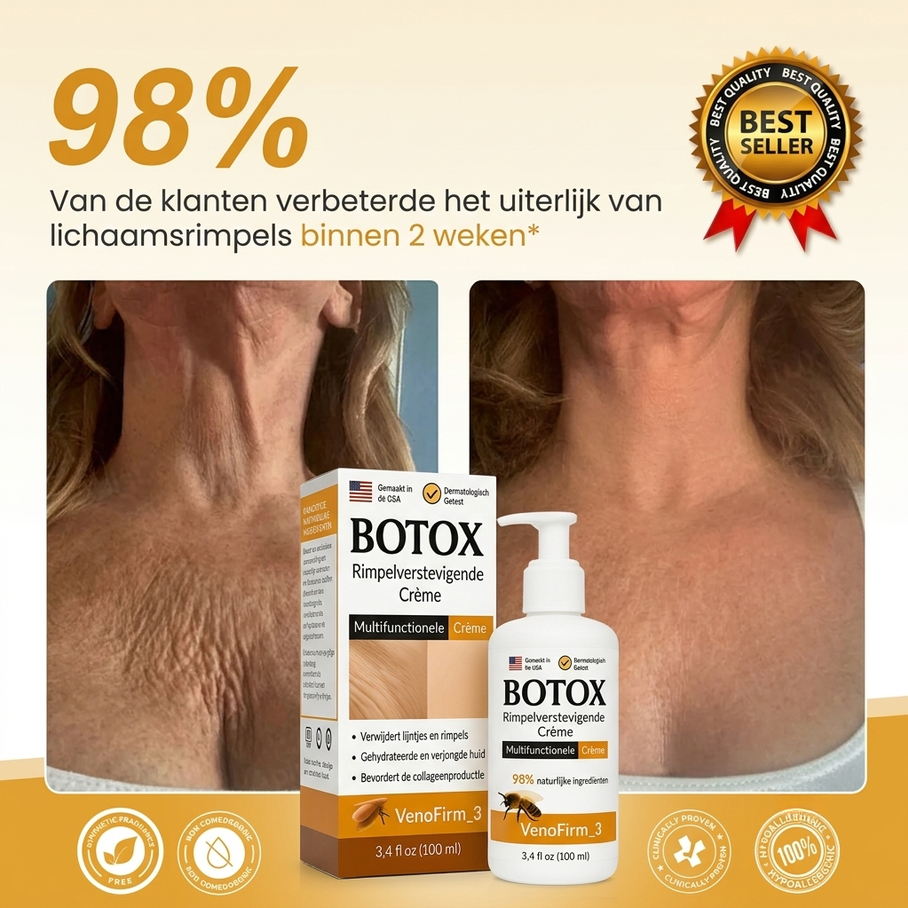 VenoFirm™ | Botox Rimpelverstevigende Crème