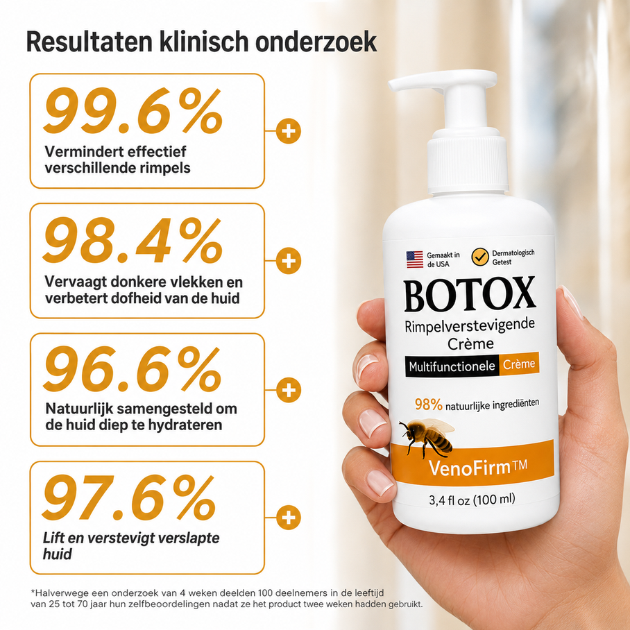 VenoFirm™ | Botox Rimpelverstevigende Crème