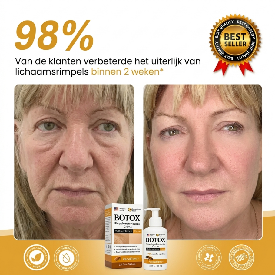 VenoFirm™ | Botox Rimpelverstevigende Crème