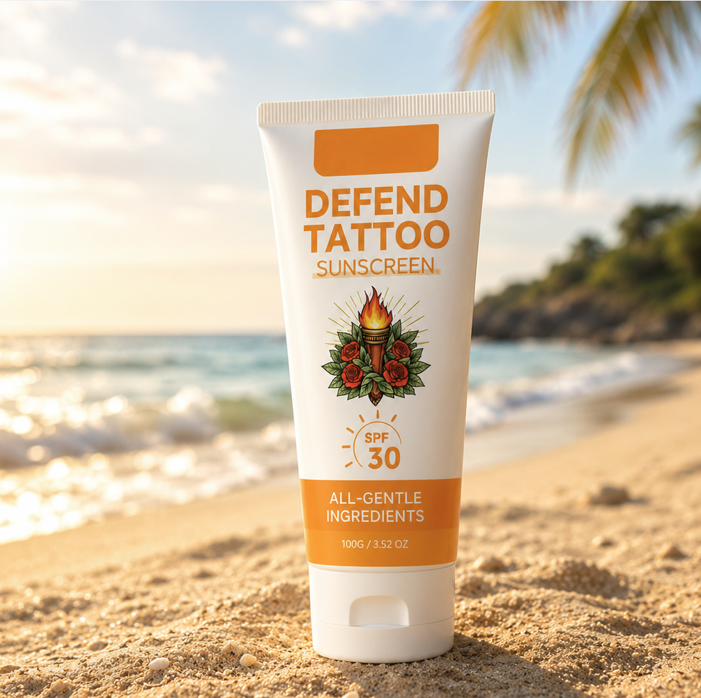 INKSHIELD™ | Tattoo SPF30 Beschermende Zonnecrème