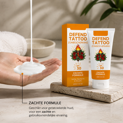INKSHIELD™ | Tattoo SPF30 Beschermende Zonnecrème