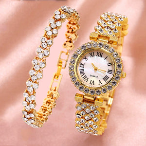 ROSIE™ | 2 Delige Set: Luxe Horloge & Armband