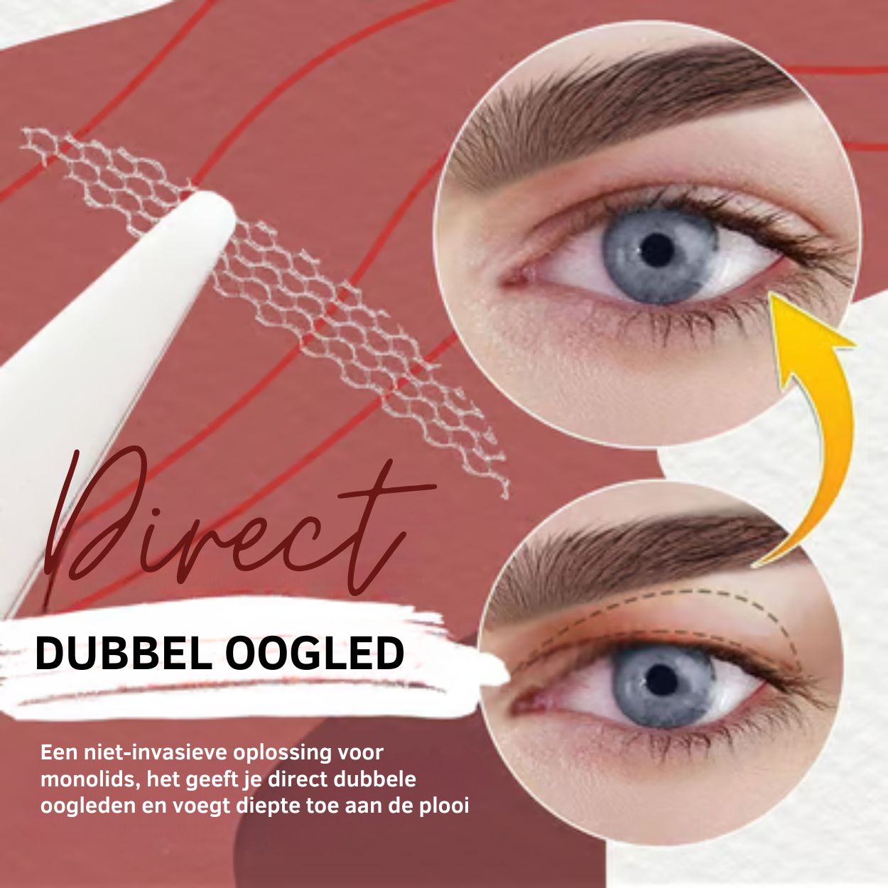 InvisiLid™ | Onzichtbare Dubbele Ooglid Sticker