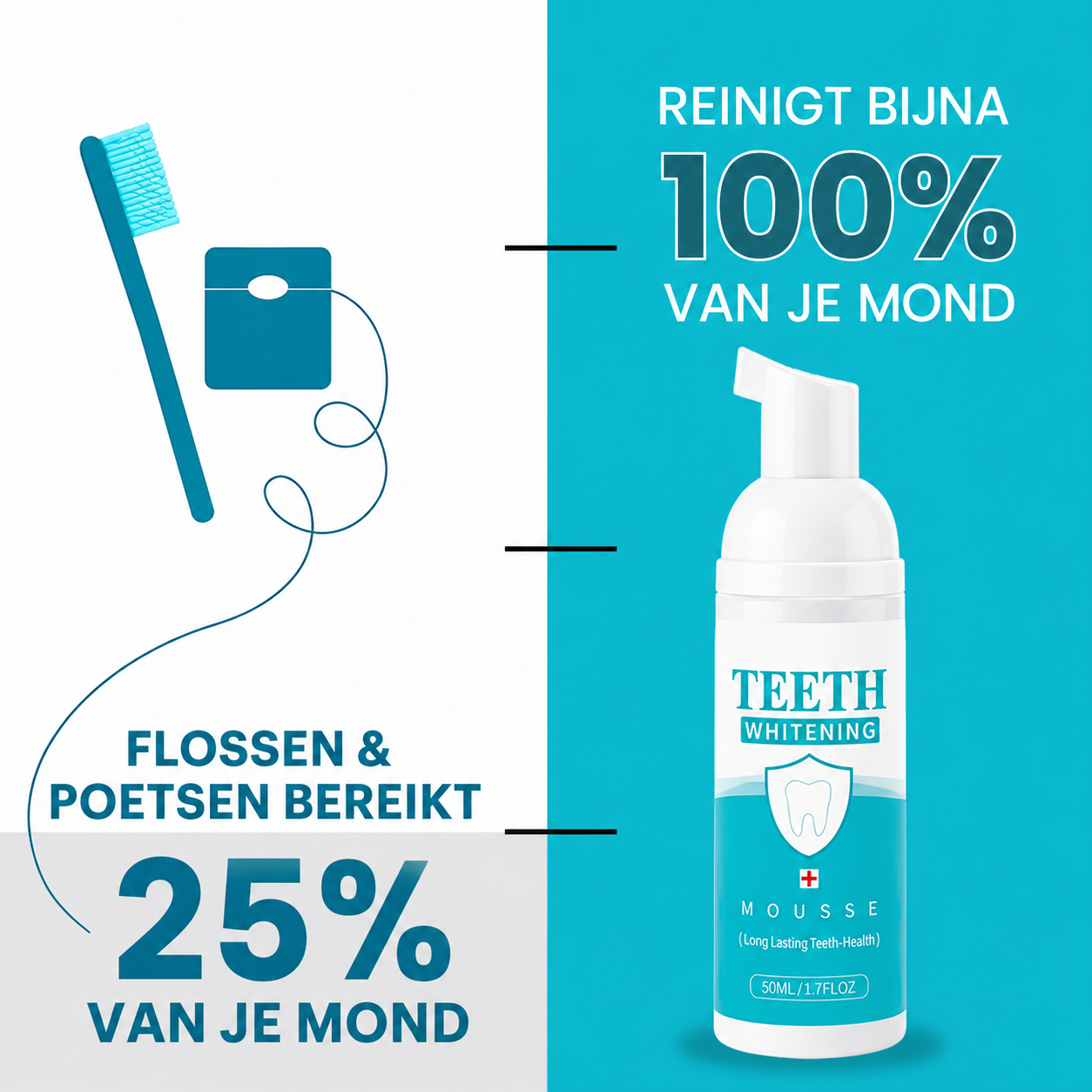 Teeth Foam™ | Tanden Bleken Mousse