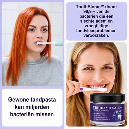 ToothBloom™ | Tanden Restauratie Mineraal Poeder