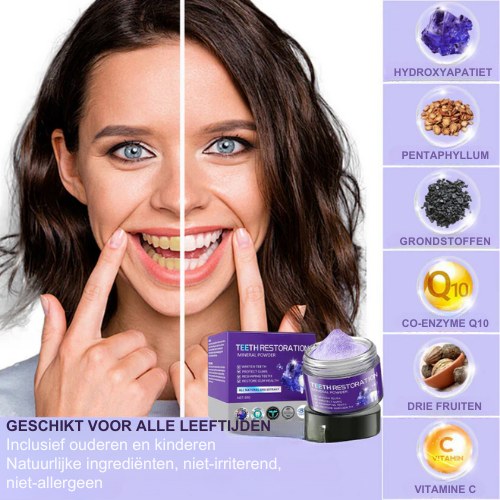 ToothBloom™ | Tanden Restauratie Mineraal Poeder