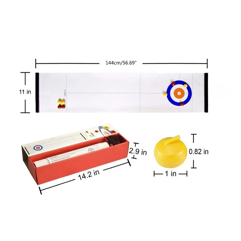 NABLI™ | Tafelmodel Curling Spel