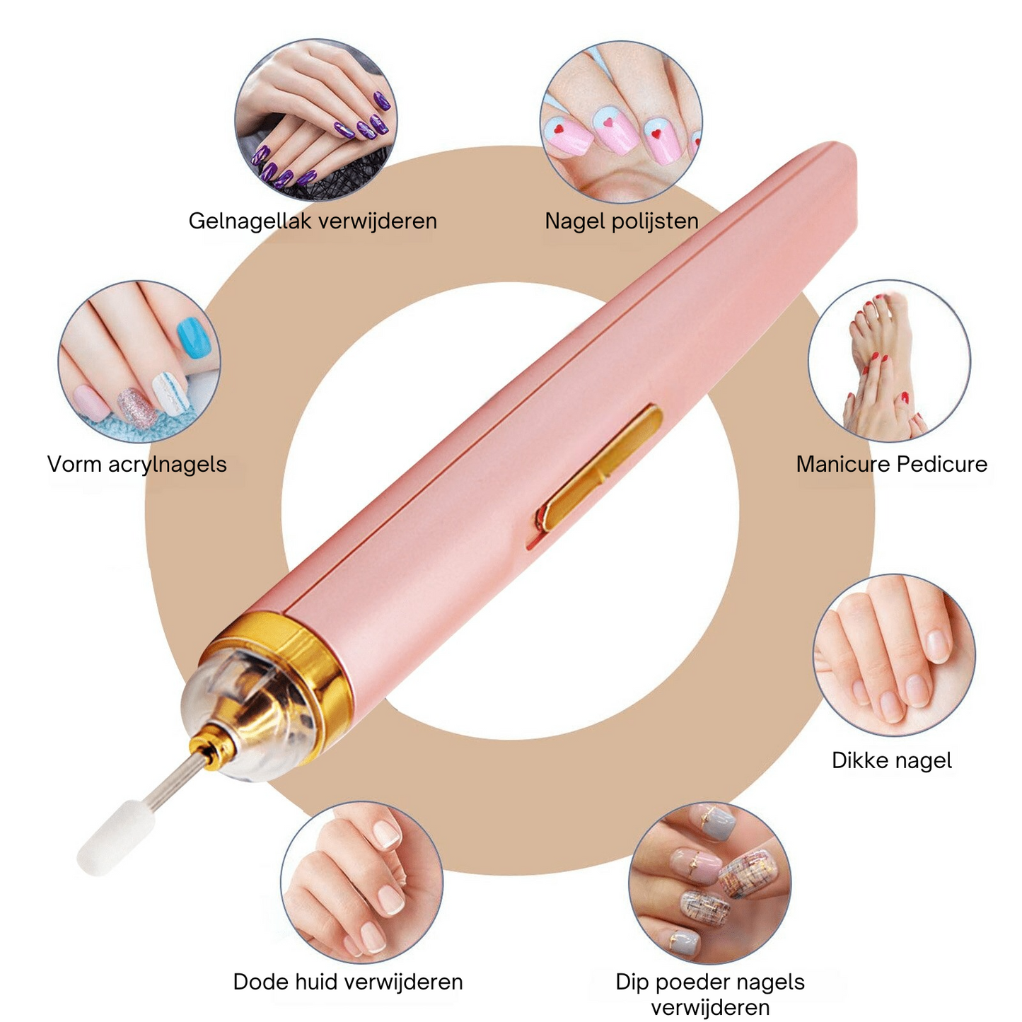 GLAMIAV™ | Manicure Nagelmachine Set