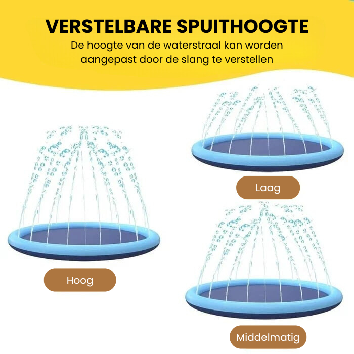 ULEO™ | Opvouwbare Buitenzwembad en Watersproeimat