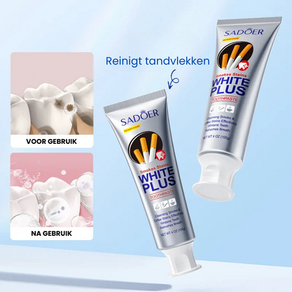 Smoke Stains White Plus™ | Rookvlekken Tandpasta