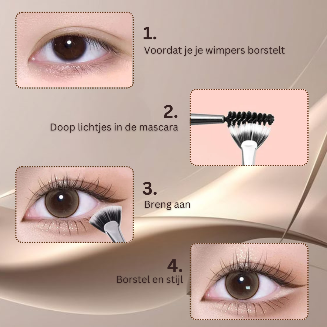 Lash Fan™ | Vouwbare Mascara Borstel