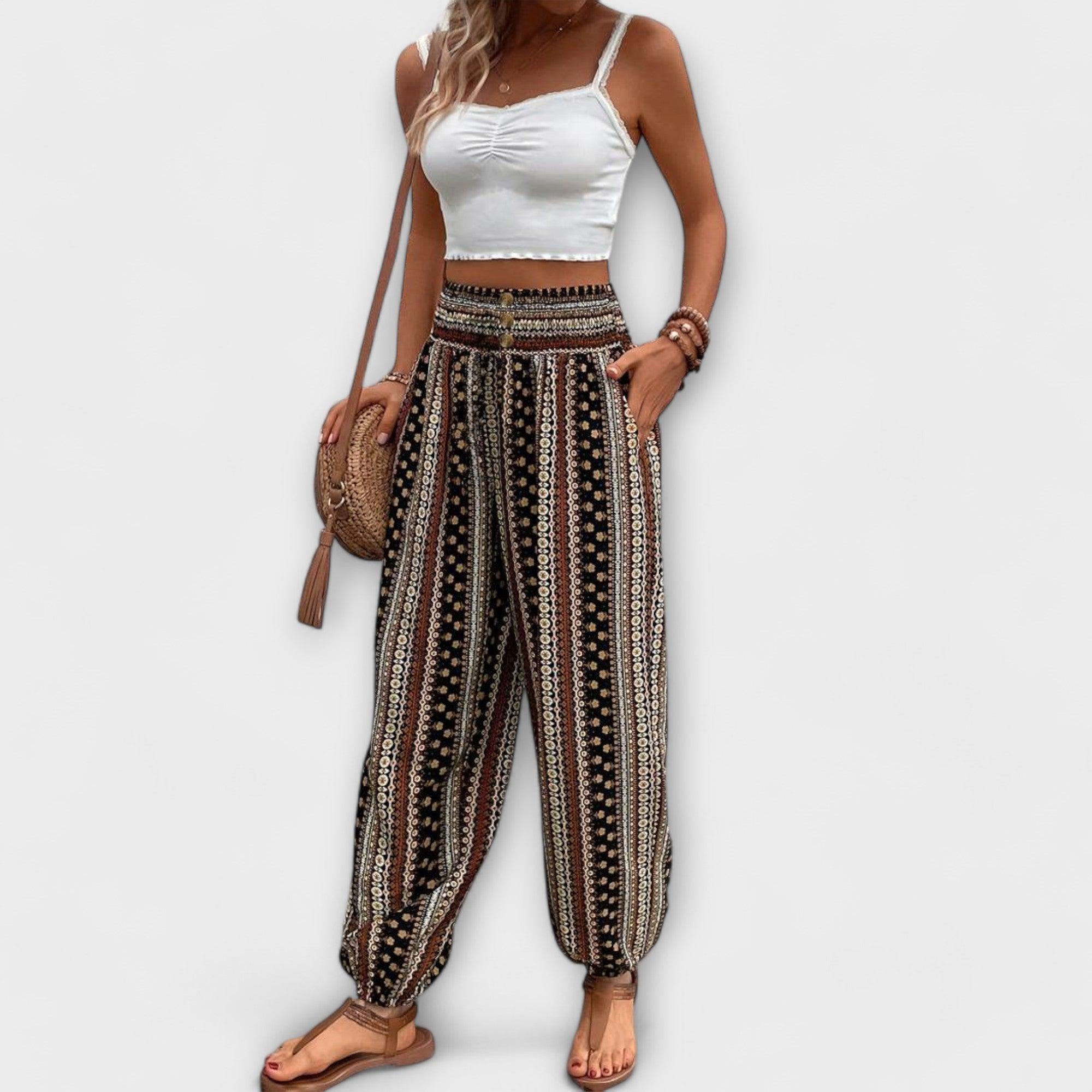Nayeli | Boho print broek
