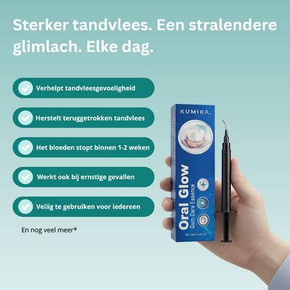1+1 GRATIS: OralGlow™ | Tandvleesverzorgende Essentie Gel