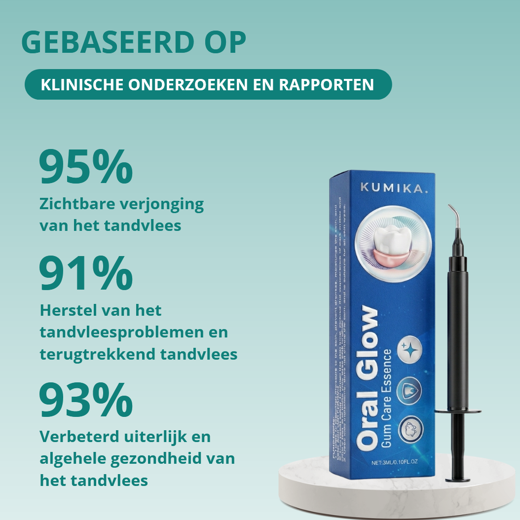 1+1 GRATIS: OralGlow™ | Tandvleesverzorgende Essentie Gel
