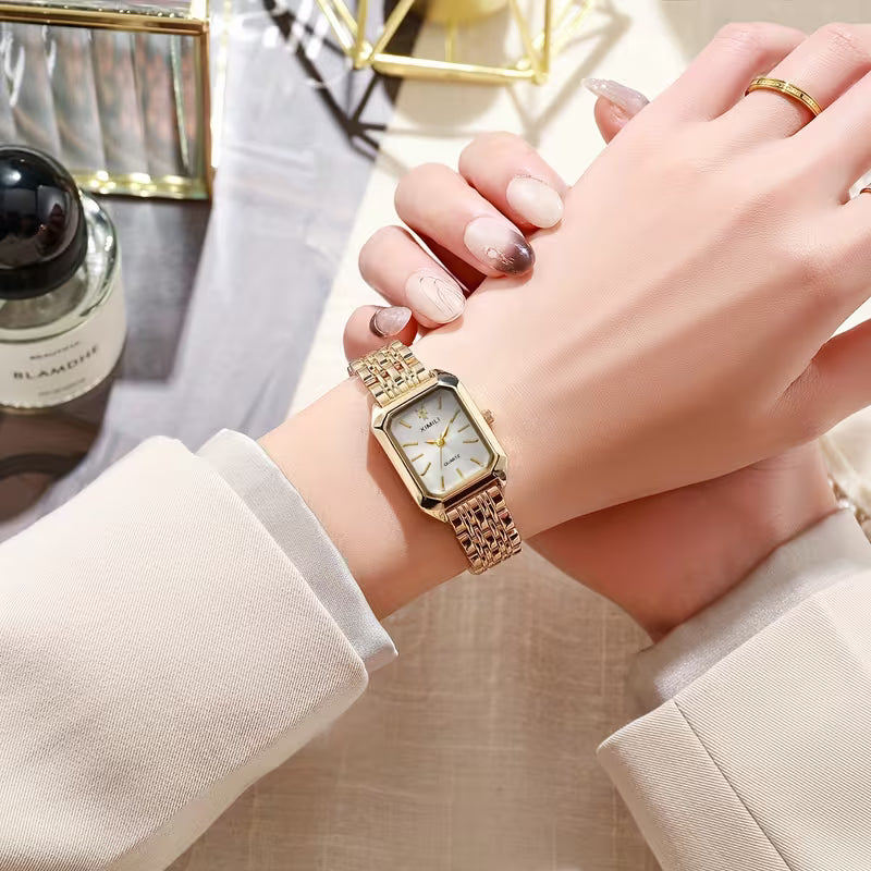 Stijlvol Vijf-Kraal Armband Horloge