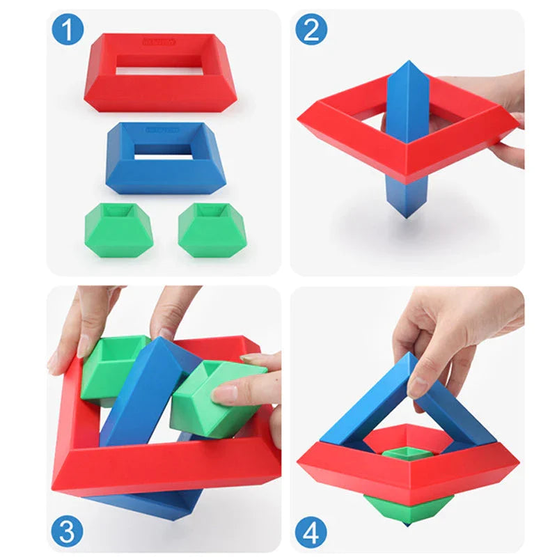 SMARTKIDS™ | Bouwstenen Set 3D Ruimte Constructie Speelgoed