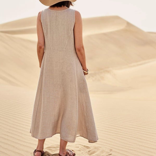 SAMI™ | Mouwloze Boho Maxi Dress