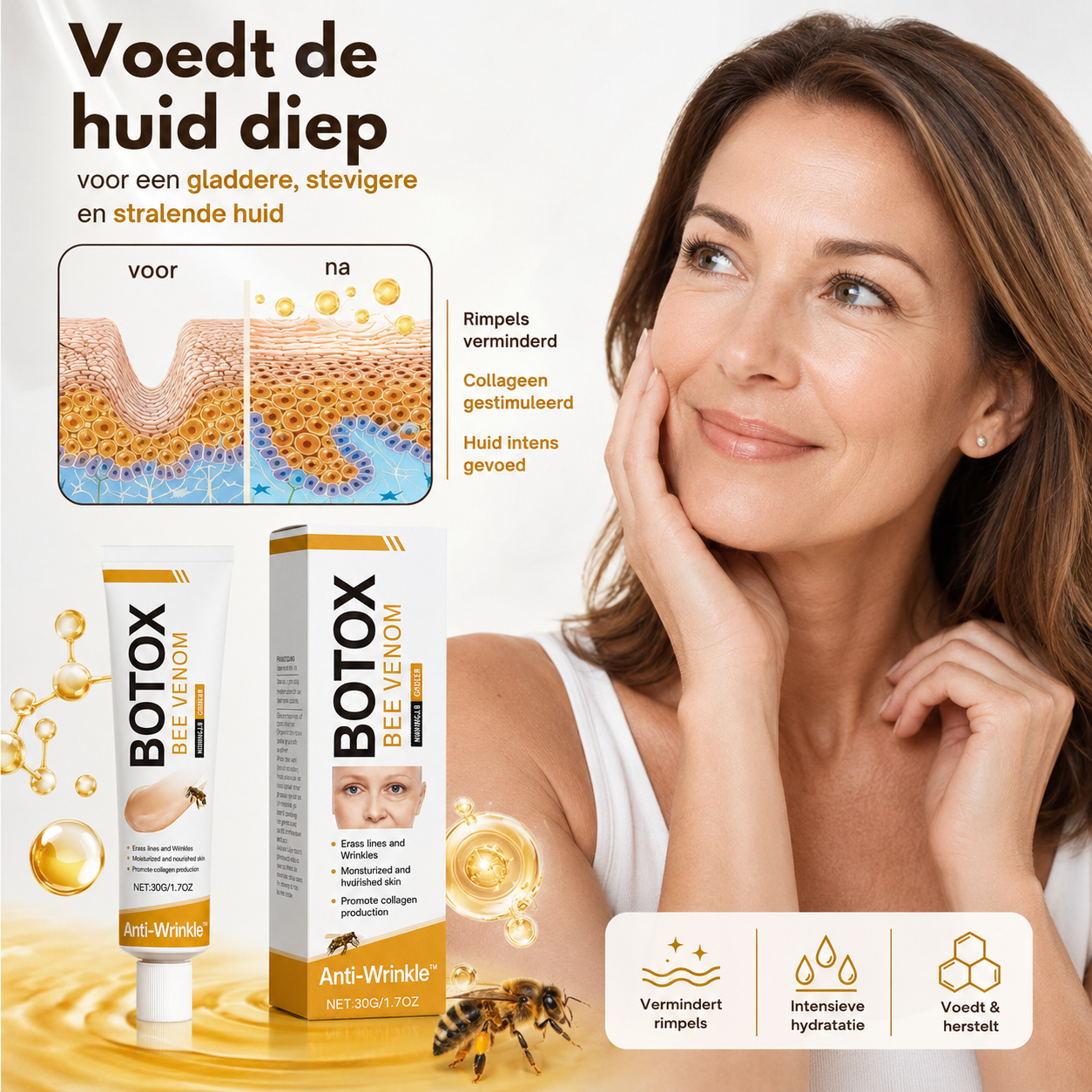 Anti-Wrinkle™ | Botox Rimpelverwijdering Crème