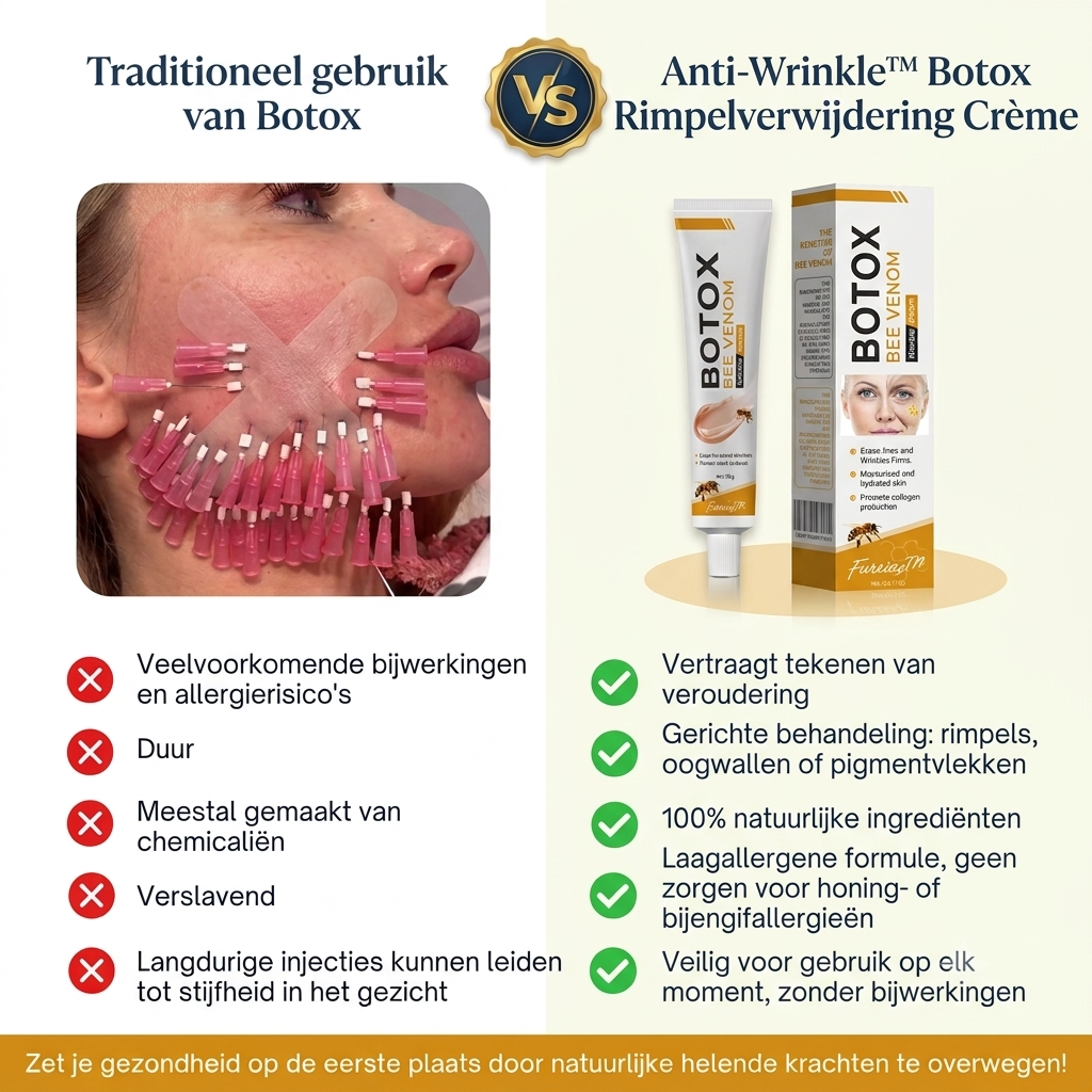 Anti-Wrinkle™ | Botox Rimpelverwijdering Crème