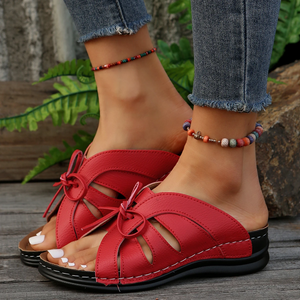 JILA™ | Sandalen Met Strik En Sleehak