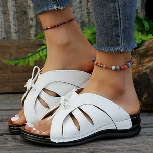 JILA™ | Sandalen Met Strik En Sleehak