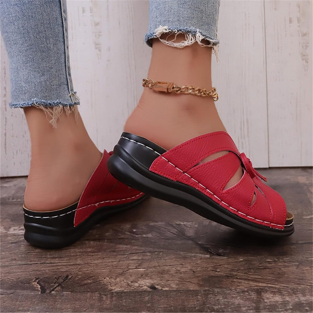 JILA™ | Sandalen Met Strik En Sleehak