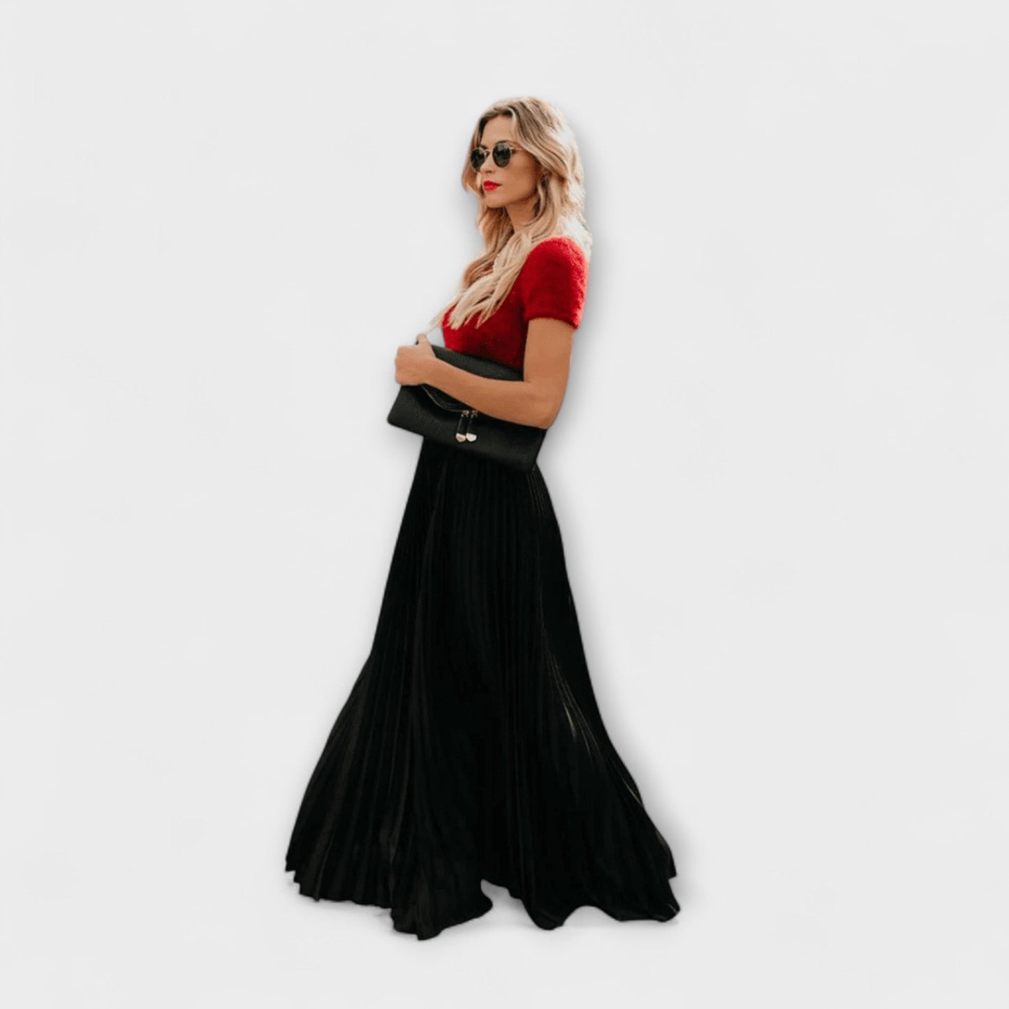 Arlena | Geplooide Maxi-rok