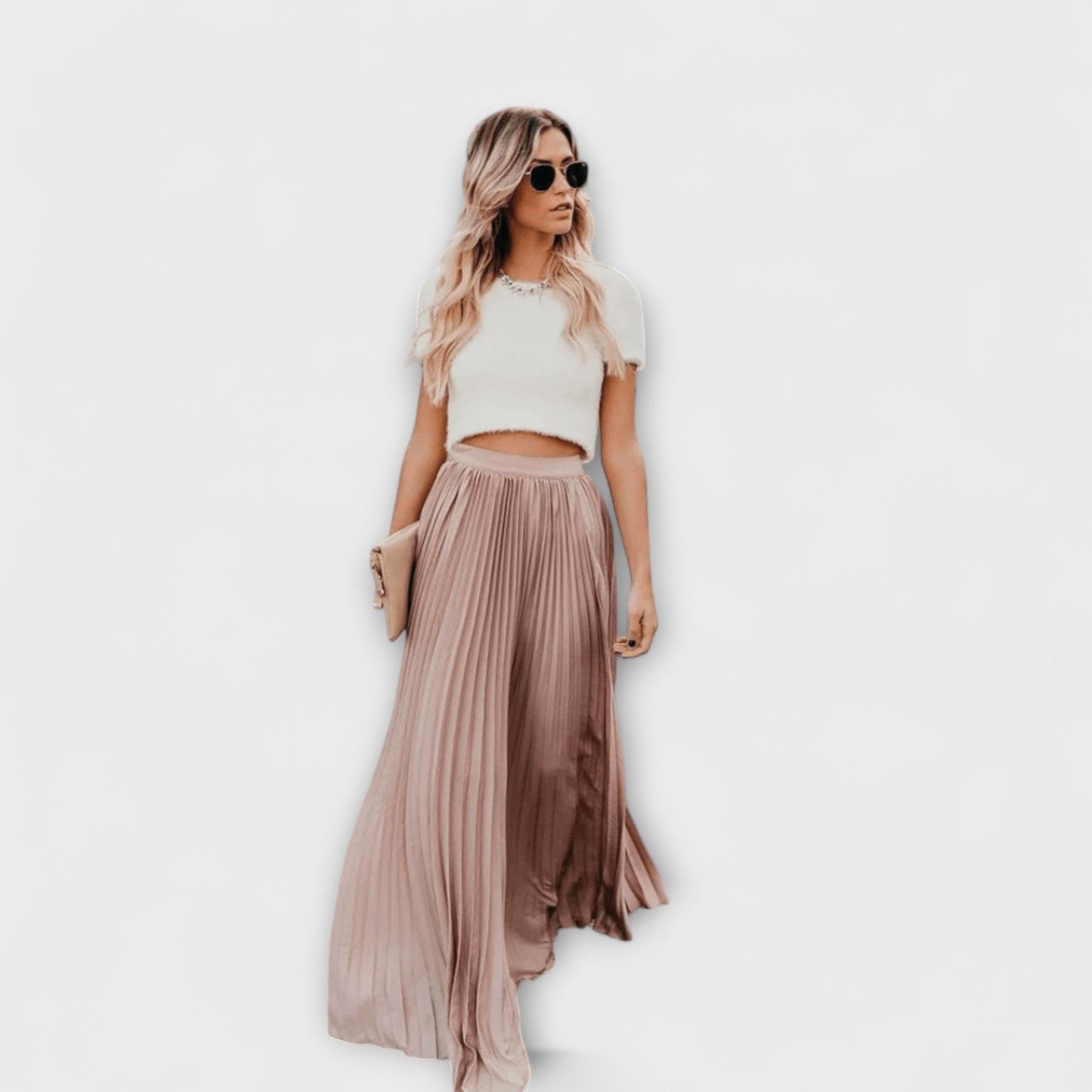 Arlena | Geplooide Maxi-rok
