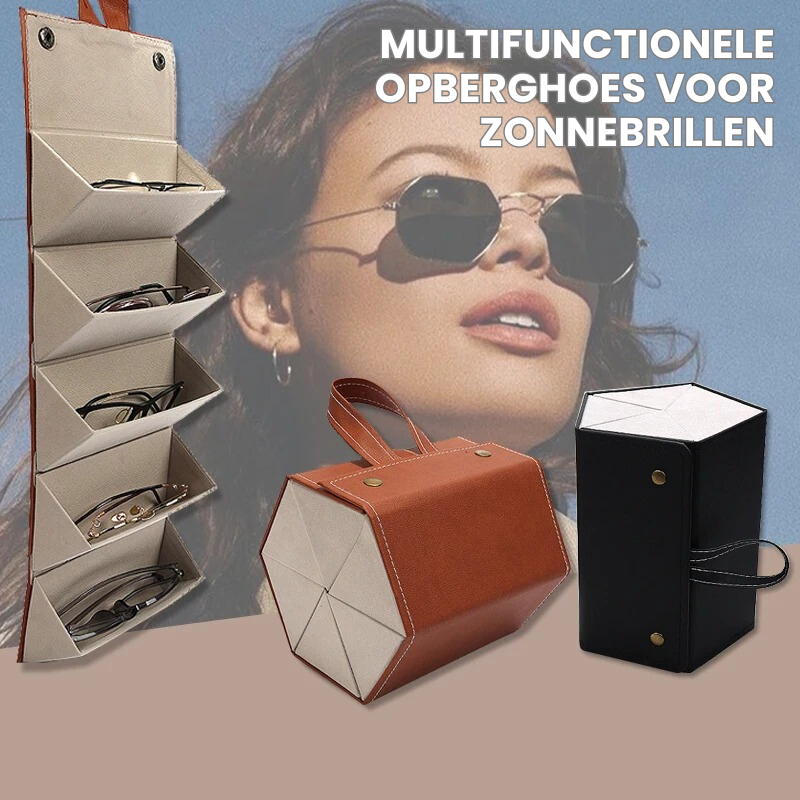 EZRY™ | PU Zonnebrillen Opbergdoos